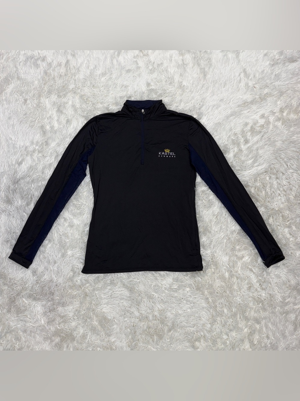 Women’s Medium Black Kastel Denmark Long Sleeve Horseback Riding Sunshirt